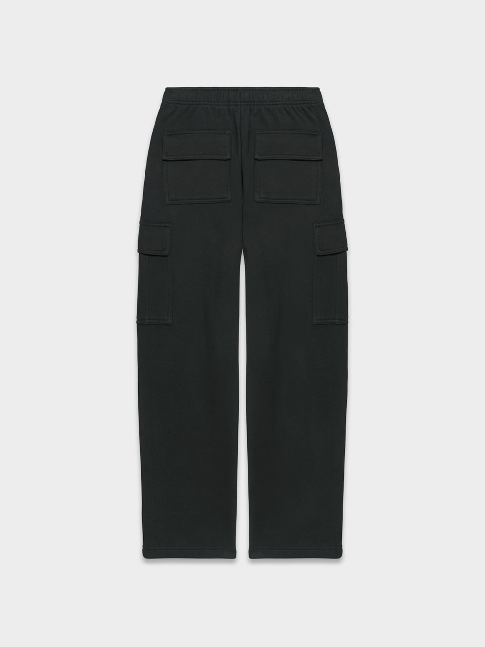Aritzia TNA Cozy fleece mega cargo pants in black
